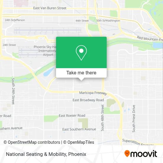National Seating & Mobility map