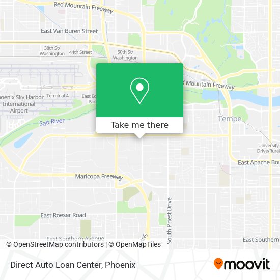 Direct Auto Loan Center map