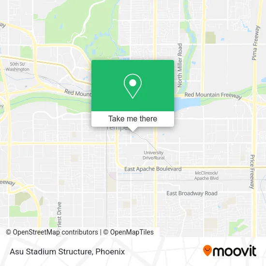 Asu Stadium Structure map