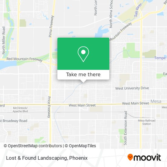 Lost & Found Landscaping map