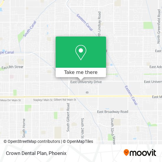 Crown Dental Plan map