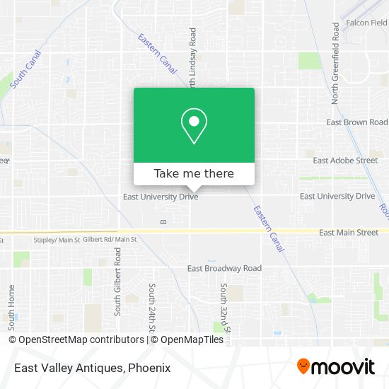 Mapa de East Valley Antiques