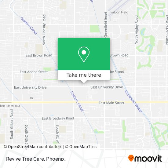 Revive Tree Care map