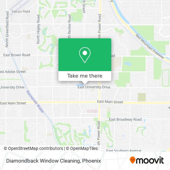 Diamondback Window Cleaning map