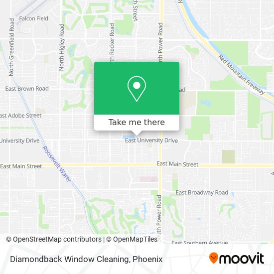 Mapa de Diamondback Window Cleaning