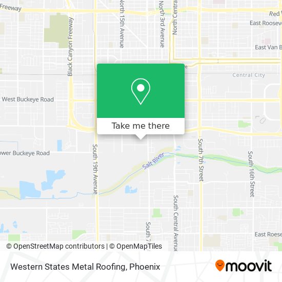 Mapa de Western States Metal Roofing