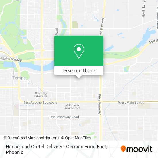 Hansel and Gretel Delivery - German Food Fast map