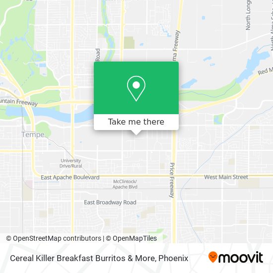 Mapa de Cereal Killer Breakfast Burritos & More