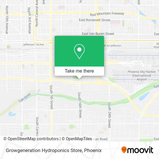 Growgeneration Hydroponics Store map