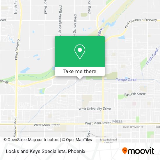 Locks and Keys Specialists map