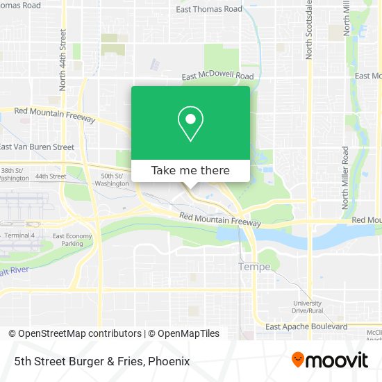 5th Street Burger & Fries map