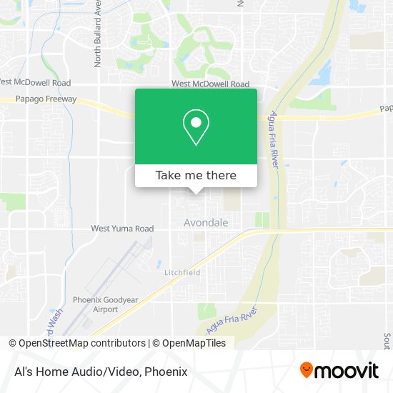 Al's Home Audio/Video map