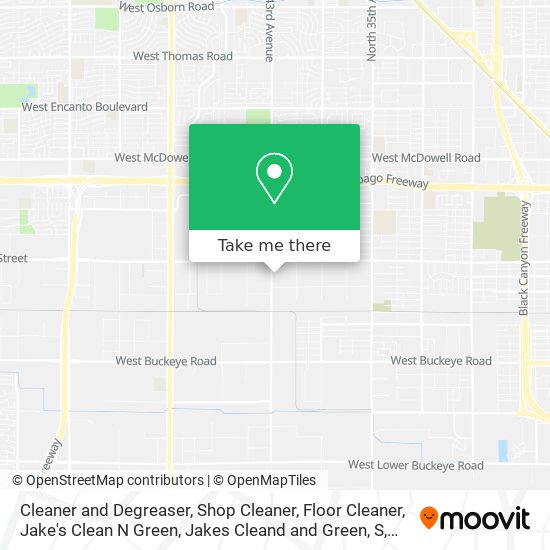 Mapa de Cleaner and Degreaser, Shop Cleaner, Floor Cleaner, Jake's Clean N Green, Jakes Cleand and Green, S