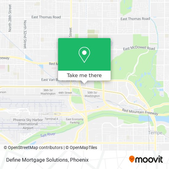 Mapa de Define Mortgage Solutions
