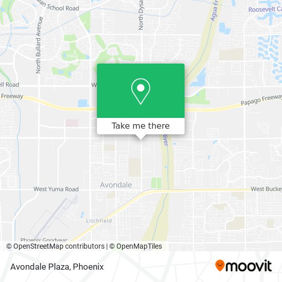 Avondale Plaza map