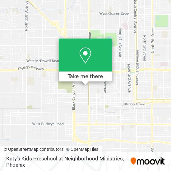 Katy's Kids Preschool at Neighborhood Ministries map