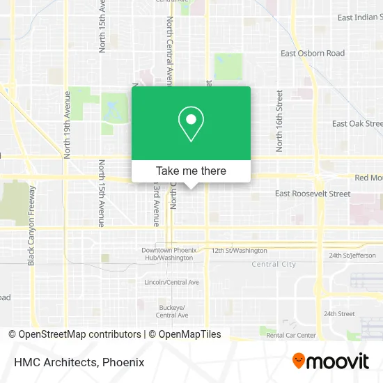 HMC Architects map