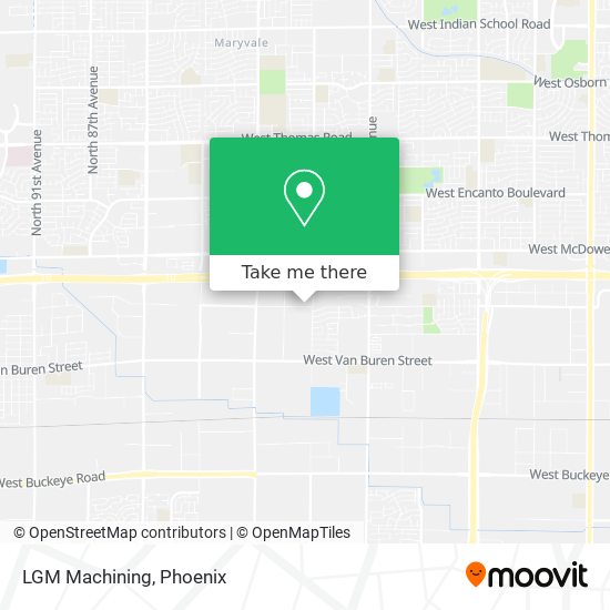 LGM Machining map