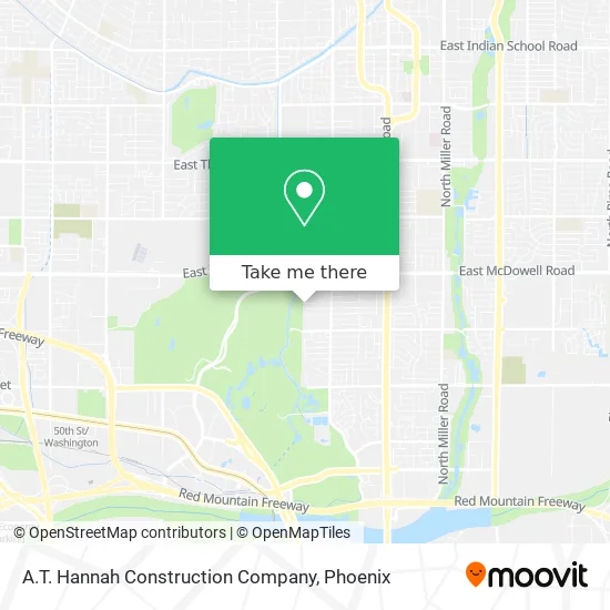 A.T. Hannah Construction Company map