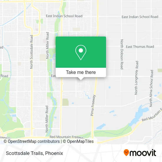 Scottsdale Trails map