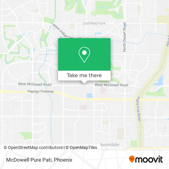 McDowell Pure Pati map