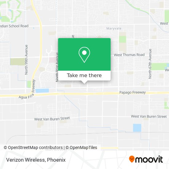 Verizon Wireless map