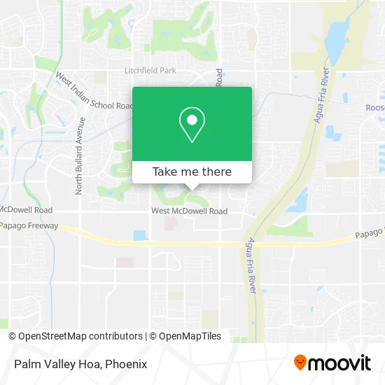 Palm Valley Hoa map