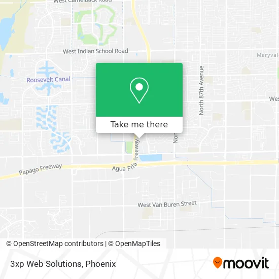 3xp Web Solutions map