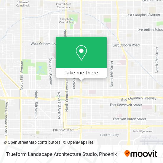 Mapa de Trueform Landscape Architecture Studio