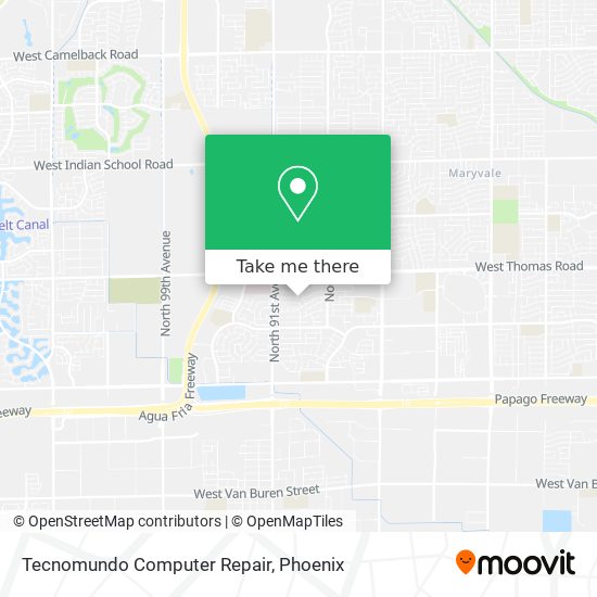 Tecnomundo Computer Repair map