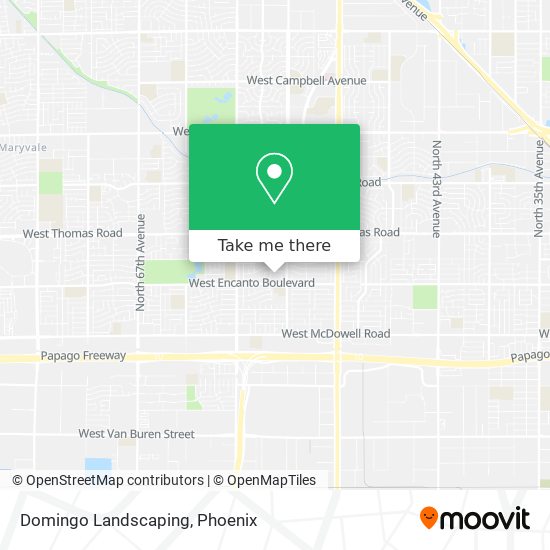 Domingo Landscaping map