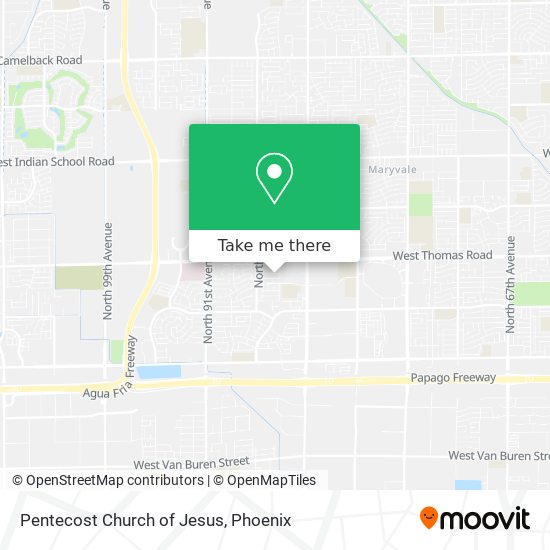 Pentecost Church of Jesus map