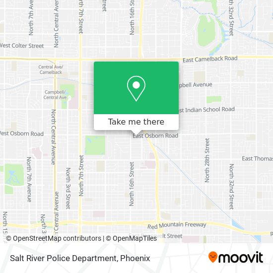 Salt River Police Department map