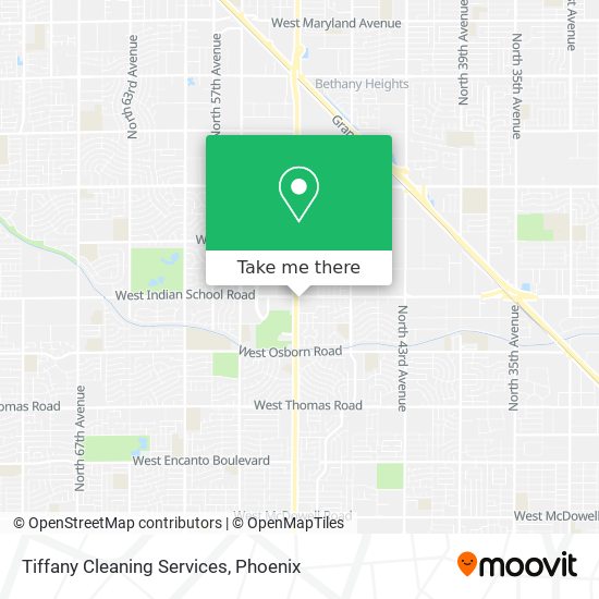 Mapa de Tiffany Cleaning Services