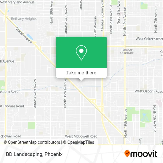 BD Landscaping map