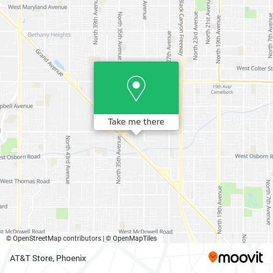 AT&T Store map