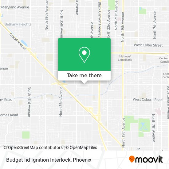 Mapa de Budget Iid Ignition Interlock