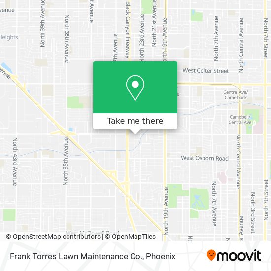 Mapa de Frank Torres Lawn Maintenance Co.