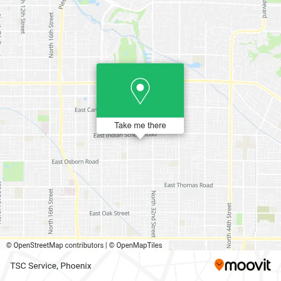 TSC Service map