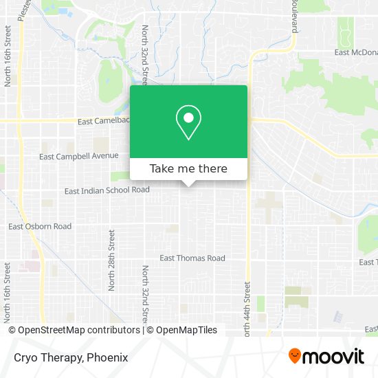 Cryo Therapy map