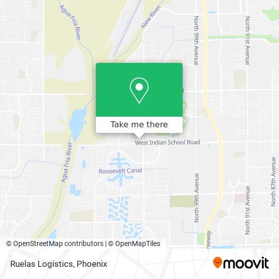 Ruelas Logistics map