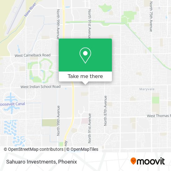 Sahuaro Investments map