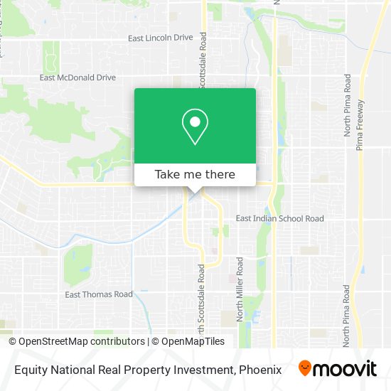 Mapa de Equity National Real Property Investment