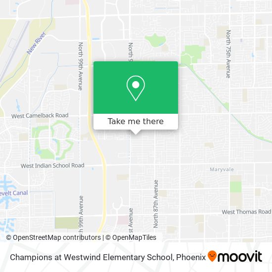 Champions at Westwind Elementary School map