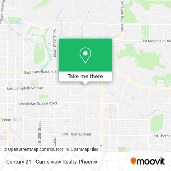 Century 21 - Camelview Realty map