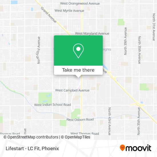 Lifestart - LC Fit map