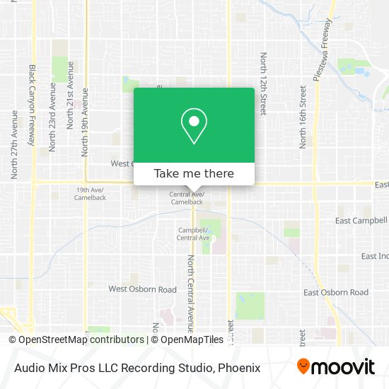 Audio Mix Pros LLC Recording Studio map
