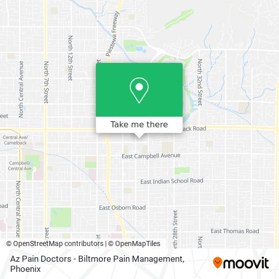 Az Pain Doctors - Biltmore Pain Management map