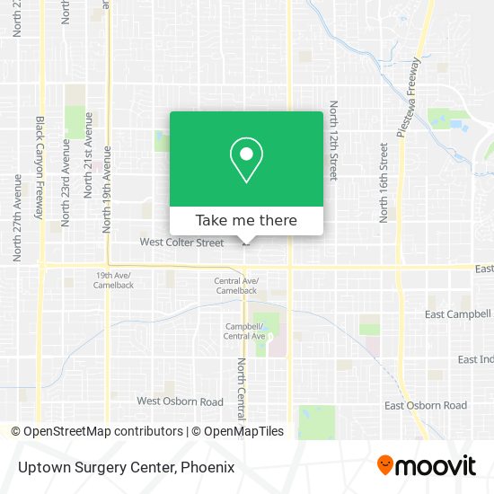 Mapa de Uptown Surgery Center