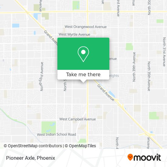 Pioneer Axle map